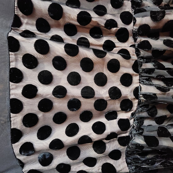 Anthropologie Dottie Dress by Sunday in Brooklyn Black Polka Dot Dress - Picture 5 of 13